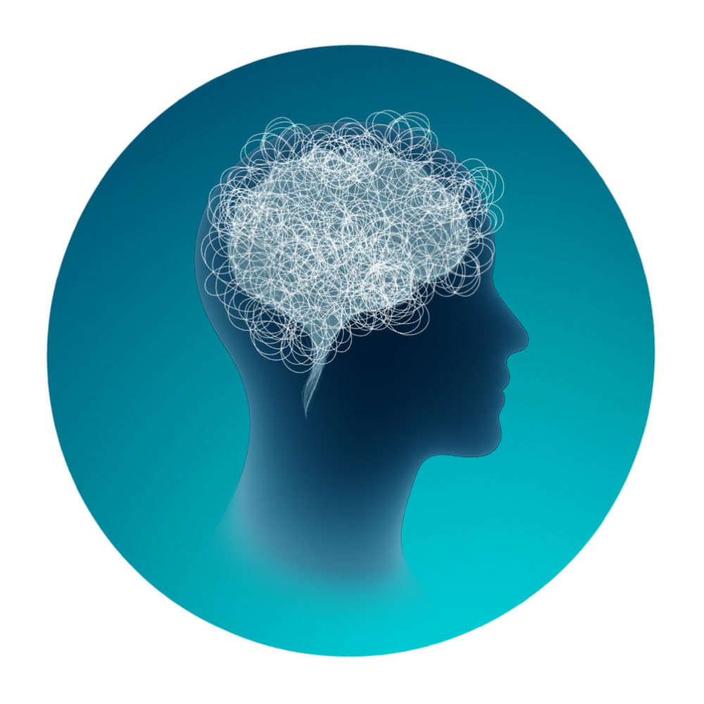 Darstellung des Durcheinanders vor dem Treffen richtiger Entscheidungen.